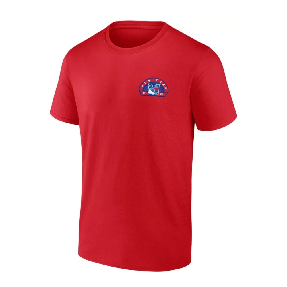 NWT Fanatics New York Rangers T-Shirt Small Red NHL Hockey Graphic Tee